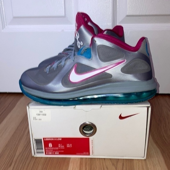 𝅺MEN’S Nike LeBron 9 low fireberry - Picture 1 of 5